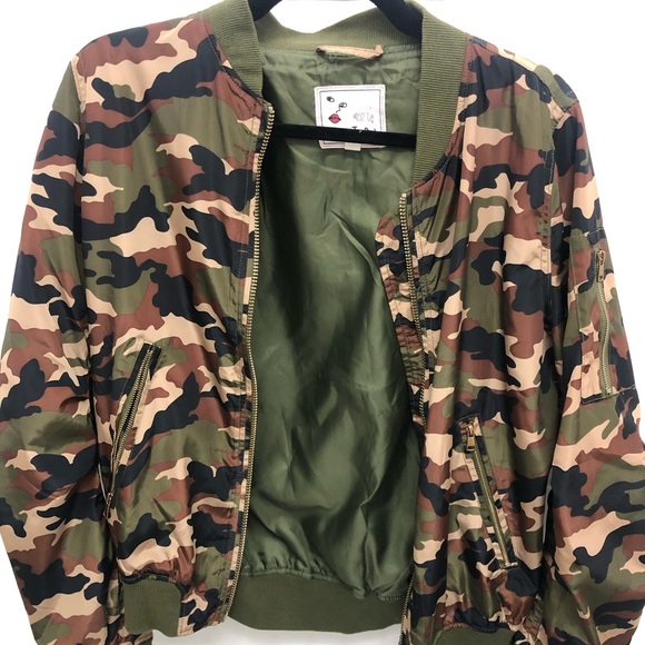 Camo bomber jacket - Picture 2 of 5